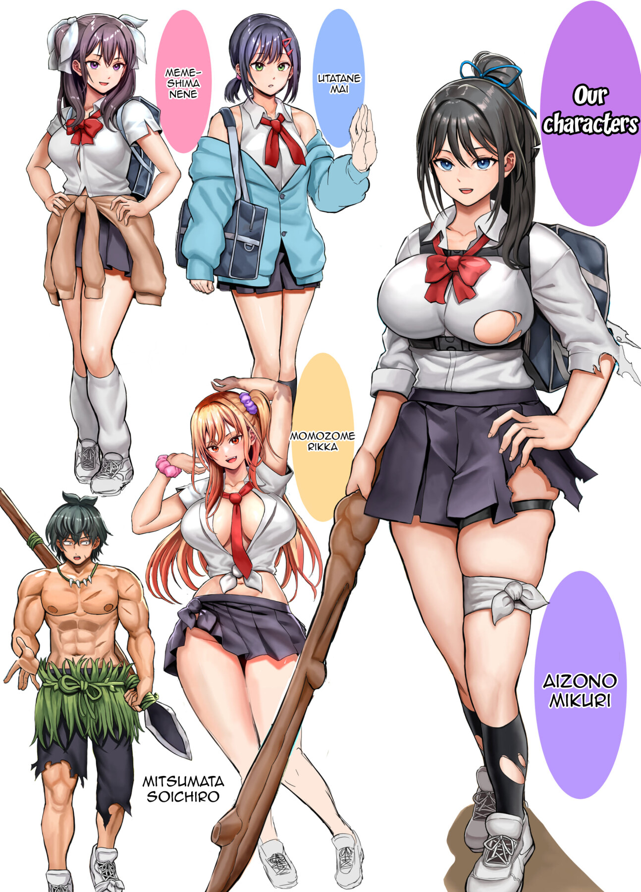 Hentai Manga Comic-Deserted Island Castaway Harem 2-Chapter 1-3